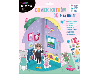 KREATYWNY DOMEK 3D DLA KOTKÓW KIDEA