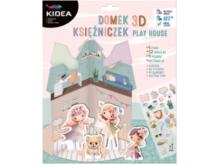 KREATYWNY DOMEK 3D DLA KSIĘŻNICZEK KIDEA