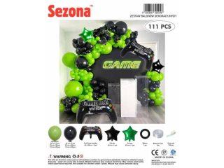 Zestaw balonów 111 szt „Game On!”