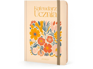 Kalendarz 2026/2027 Ucznia Photo Mat A6 Tygodniowy Różowy