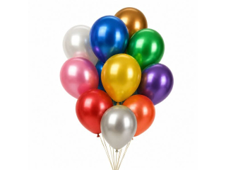 Balony PENWORD 10" 100szt. mix kolorów metalik