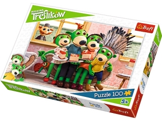 Puzzle "100 Zabawa w Indianina" / Studio Trefl Rodzina Trefl