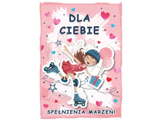 Kartka dla dzieci ARMIN STYLE GM-1114 Spełnienia Marzeń dla dziewczynki 3D
