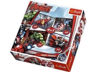 Puzzle "4w1 Avengers" / Disney Marvel The Avengers