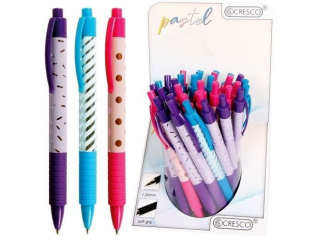 Długopis CRESCO Pastel display 36szt.