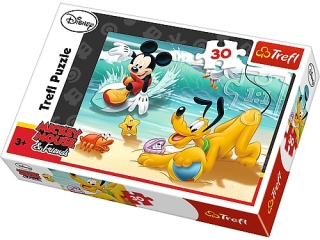 Puzzle "30 Miki i Pluto na plaży" / Disney Standard Characte
