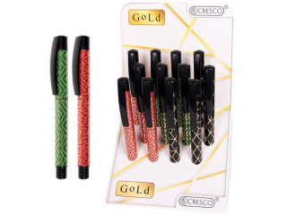 Pióro wieczne CRESCO College, Gold display 12szt.