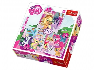 Puzzle - "3w1" - Magia przyjaźni / My Little Pony