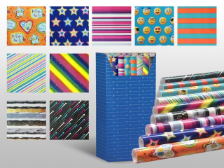 Papier ozdobny DELTA 70x200 miks wzorów