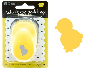 DZIURKACZ OZDOBNY 2, 5CM KURCZAK