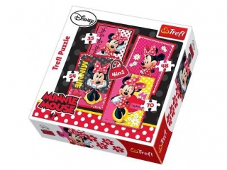 Puzzle "4w1 Piękna Minnie" / Disney Minnie