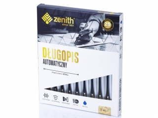 Dugopis automatyczny Zenith 60 - box 10 sztuk - srebrny ASPROM