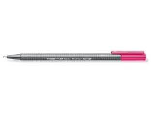 Cienkopis triplus, tr�jk�tny, 0.3 mm, magenta, Staedtler [opakowanie=10szt]