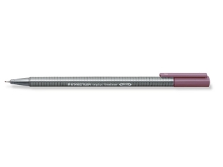 Cienkopis triplus, trjktny, 0.3 mm, czerwie toskaska, Staedtler [opakowanie=10szt]