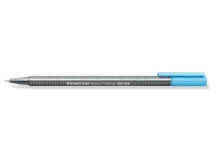 Cienkopis triplus, tr�jk�tny, 0.3 mm, lazur, Staedtler [opakowanie=10szt]
