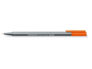 Cienkopis triplus, tr�jk�tny, 0.3 mm, pomara�czowy, Staedtler [opakowanie=10szt]