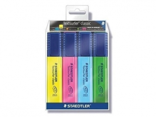 Zakrelacz Textsurfer classic, 4 kol. (1, 23, 4, 5) w etui, Staedtler