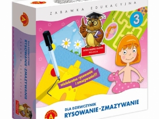 Rysowanie-zmazywanie 3 ALEXANDER - Dla dziewczynek