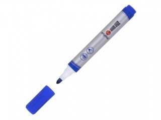 MARKERY DO TABLIC SUCHO�CIERALNYCH MEMOBE, OKR�G�A KO�C�WKA, KOLOR NIEBIESKI [opakowanie=12szt]