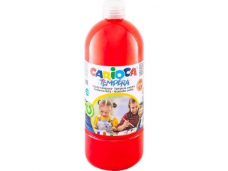 Farba Carioca tempera N 1000 ml (40430/10) czerwona (sz)(p)