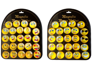 Magnesy buźki MG-6832 24 szt. /1 blacha