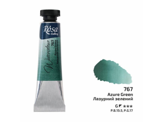 ROSA GALLERY FARBA AKWARELOWA AZURE GREEN 767 10 ML TUBA [opakowanie=4szt]