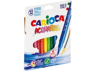Pisaki CARIOCA Aquarel 12 kolorw