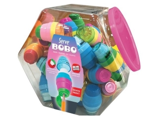 BOBO gumka + temp. w poj. MIX  x40 JAR (0proc)