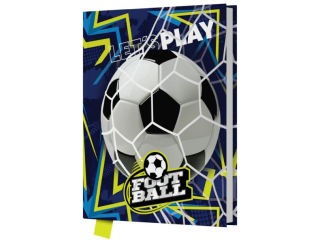 Pami�tnik z k��dk� Play Football, 14 x 18cm, 80 kartek