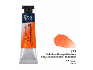 ROSA GALLERY FARBA AKWARELOWA CADMIUM ORANGE MEDIUM 773 10 ML TUBA [opakowanie=4szt]