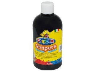 Farba Carioca tempera 500 ml czarna (KO027/02)