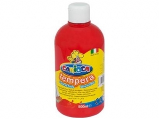 Farba Carioca tempera 500 ml czerwona (KO027/10)