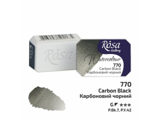 ROSA GALLERY FARBA AKWARELOWA CARBON BLACK 770 2, 5 ML