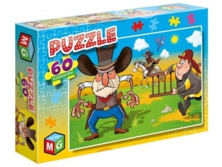 KOWBOJE STRAACY PUZZLE 60