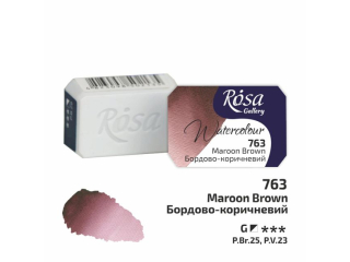 ROSA GALLERY FARBA AKWARELOWA MAROON BROWN 763 2, 5 ML