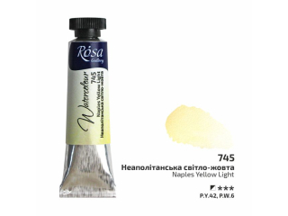 ROSA GALLERY FARBA AKWARELOWA NAPLES YELLOW LIGHT 745 10 ML TUBA [opakowanie=4szt]