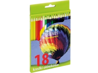 Kredka o��wkowa 18 kol. ostrz.sze�ciok .UNIONL (sz)