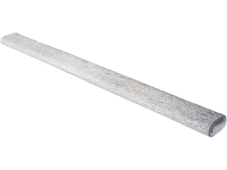 Bibuła dekoracyjna karbowana 50x150cm metal. srebrna
