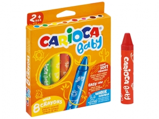 Kredki Baby 8 kolorów Carioca od 2. roku (42892)