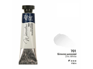 ROSA GALLERY FARBA AKWARELOWA ZINC WHITE 701 10 ML TUBA [opakowanie=4szt]