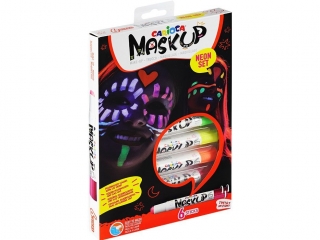 Kredki do twarzy CARIOCA MaskUP 6 kol. neon (43156)