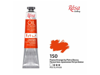 ROSA GALLERY FARBA OLEJNA FLAME ORANGE BY PETRO BEVZA 150 45 ML [opakowanie=4szt]