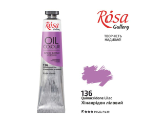 ROSA GALLERY FARBA OLEJNA QUINACRIDONE LILAC 136 45 ML [opakowanie=4szt]