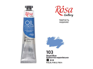 ROSA GALLERY FARBA OLEJNA ROYAL BLUE 103 45 ML [opakowanie=4szt]