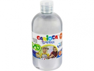 Farba Carioca tempera N 500 ml (40427/20) srebrna (SZK-10) (KWP)