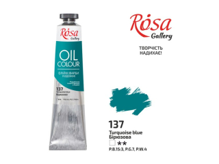 ROSA GALLERY FARBA OLEJNA TURQUOISE BLUE 137 45 ML [opakowanie=4szt]