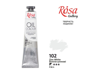 ROSA GALLERY FARBA OLEJNA ZINK WHITE 102 45 ML [opakowanie=4szt]