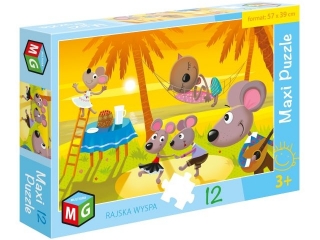 Maxi Puzzle  12 Rajska Wyspa