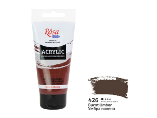 ROSA STUDIO FARBA AKRYLOWA BURNT UMBER 426 75 ML [opakowanie=3szt]