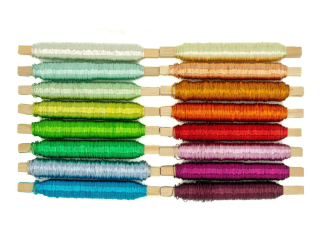 Druty dekoracyjne DA-7071 mix kolorw 5mm, 50g op.20 szt.